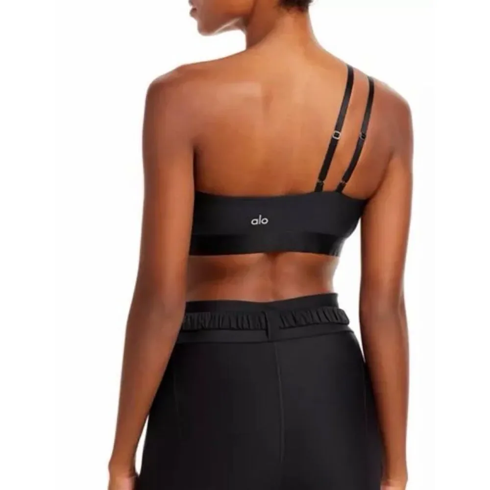 Alo Airlift All Night Sports Bra | Black in Small